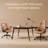 Camellia Ergonomic Faux Leather High Back Executive Office Chair, Mid-Century Large Desk Chair, Reclining, Roller Blade Wheels-1273354520