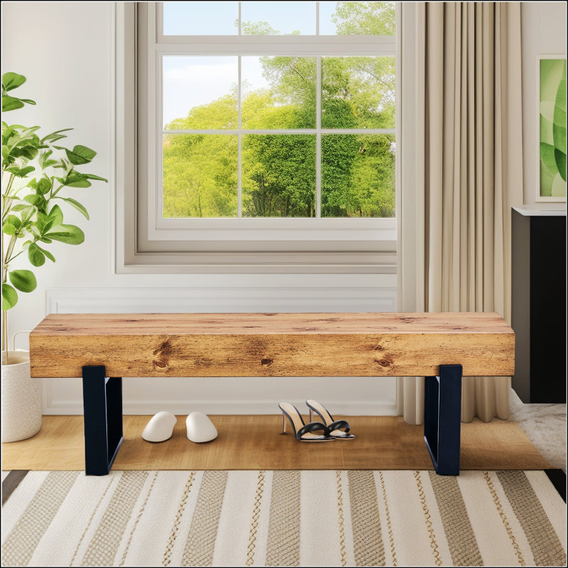 Versatile And Sturdy 59" Dining Bench For Various Settings
