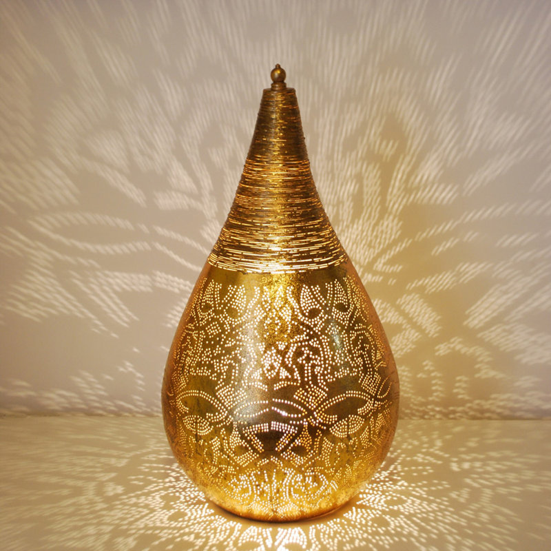 Chaves Metal Table Lamp, Gold