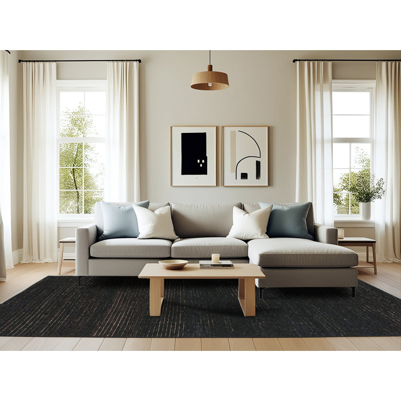 Tapis abstrait moderne 5589, Rectangle 6 pi x 9 pi