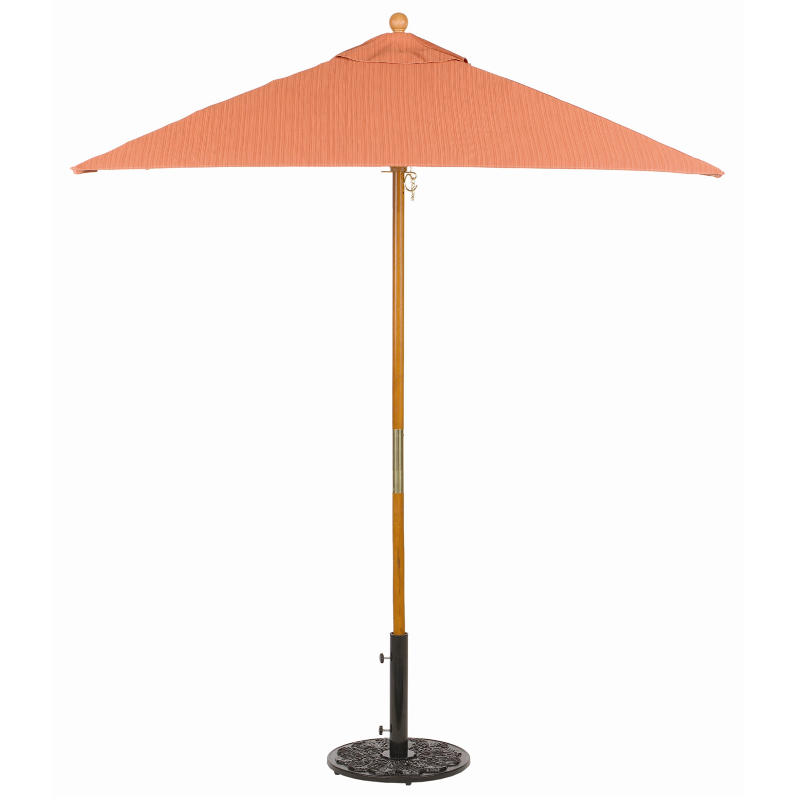 6' Sunbrella® Market Umbrella, Dupione Papaya