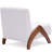 Upholstered Accent Chair with Wooden Legs-763807173