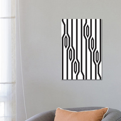 Vertical Lines by Flatowl - Gallery-Wrapped Canvas Giclée on Canvas