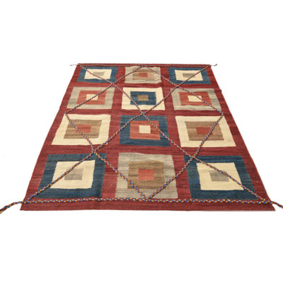 Overbeck Burgundy Rug