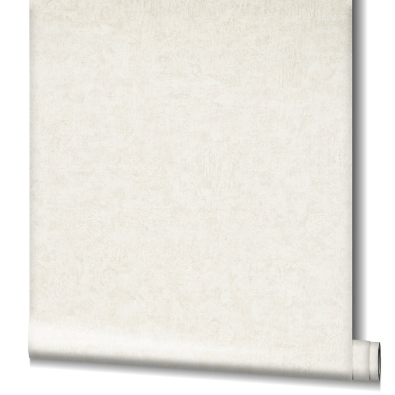 Rouleau de papier peint texturé Kumano, Crème, crème