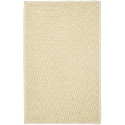 Tapis crème texturé