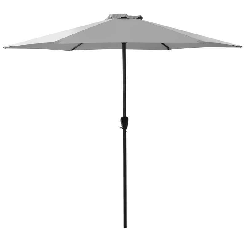 Goodman 270cm Market Parasol, Grey