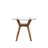 Lyan Round Glass Table, Walnut-483345071