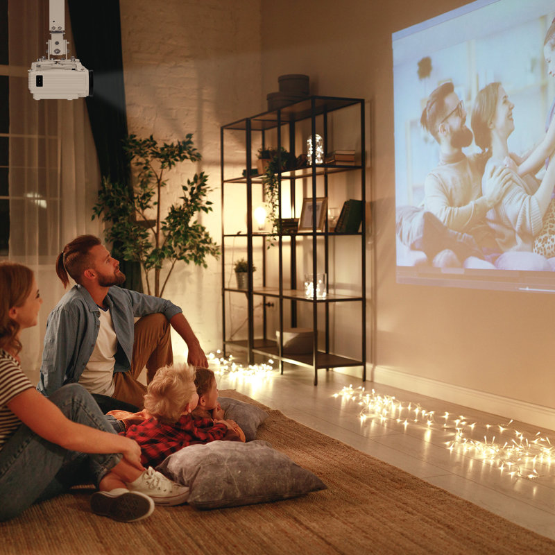 Support mural pivotant blanc Mount-it pour écrans de moins de 20 po avec tablettes, peut supporter jusqu'à 40 lb