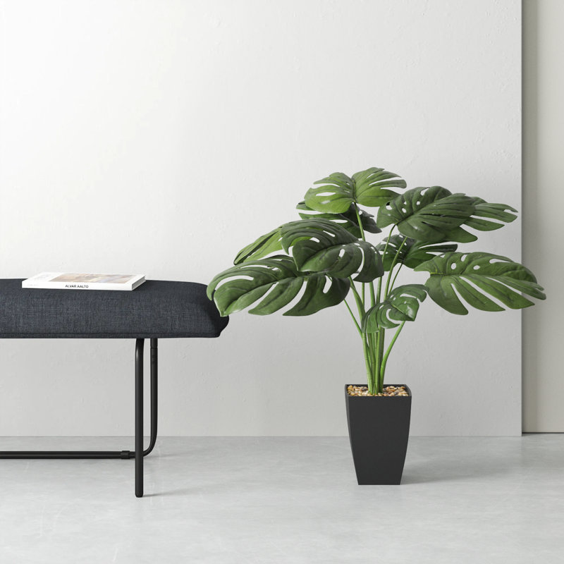 26.50'' Faux Monstera Plant in Pot