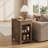 Analiesa 23.5'' Tall End Table with Charging Station and Storage, Farmhouse Nightstand for Living Room and Bedroom-1594211245