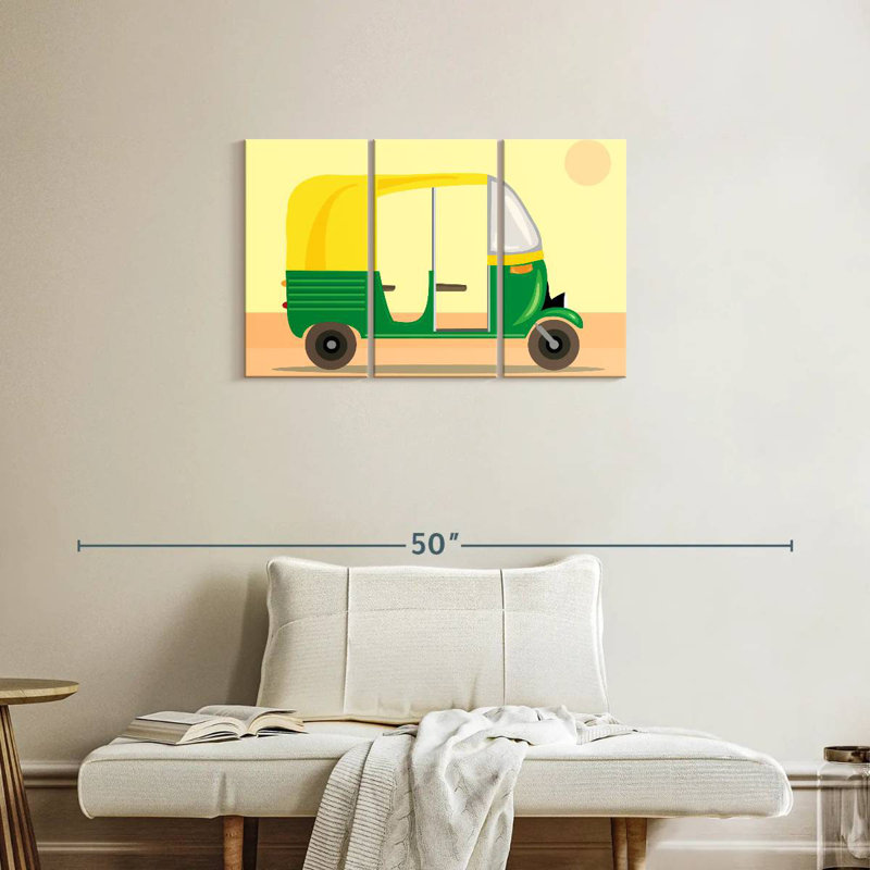 Mehar Motor Rickshaw, 20" H x 33" W