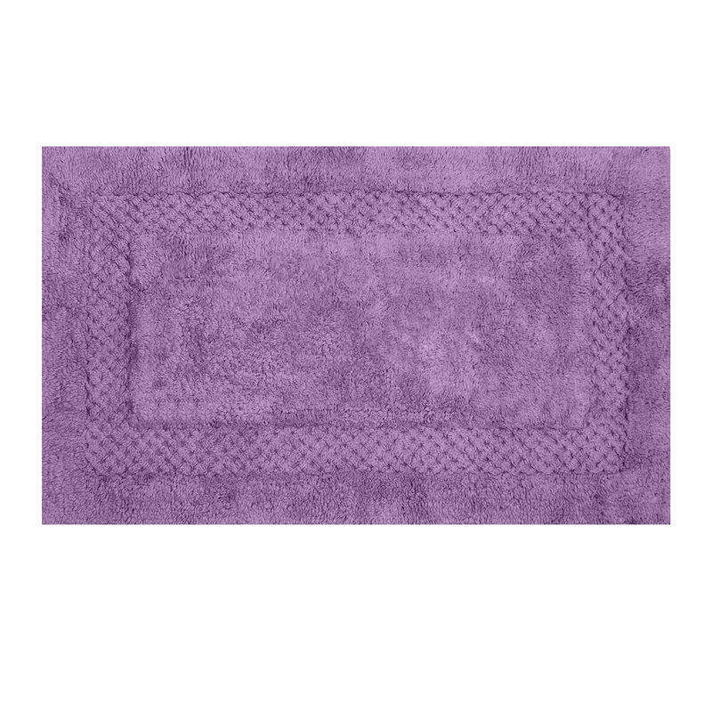 Tapis pour salle de bain Antigona, l 21 po x L 34 po, Mauve