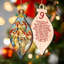Wooden Ornaments Set 5.5'' Handmade Wood Shatterproof Hanging Figurine Ornament