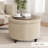Button-Designed Upholstered Ottoman With Storage-855103896