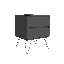 45cm W Manufactured Wood Bedside Table-308671085