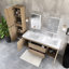 Ensemble de meuble-lavabo double 60 po avec plateau en résine 60 po-1452762260