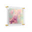 Clear UV-Grade Acrylic Modern Floating Picture Frame - Gold-27201310