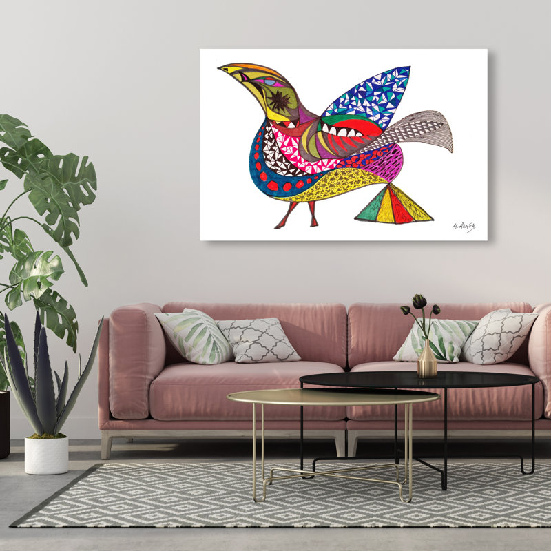 Manuel Roman - Bird Print by Oliver Gal, 24"H x 36"W, Gallery Wrapped