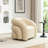 Coyle Artificial Leather Swivel Barrel Chair-1610020307