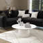 Black Round Coffee Table-1082928112