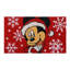 Ensemble de 2 tapis sous-main en forme de porte de Noël en forme de coco sous licence Mickey Mouse