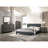 1pc  Bed Beautiful  Polyfiber Vertical Tufted HB Platform Bedframe-1169107468-1169107467