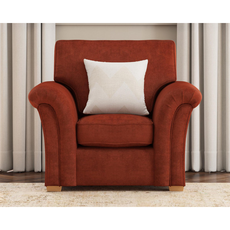 Upholstered Armchair, Marmalade