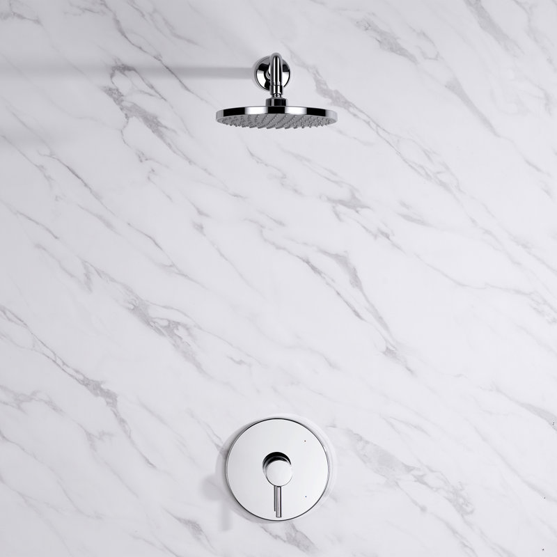 Shower Faucet with Rough-in Valve, Chrome
