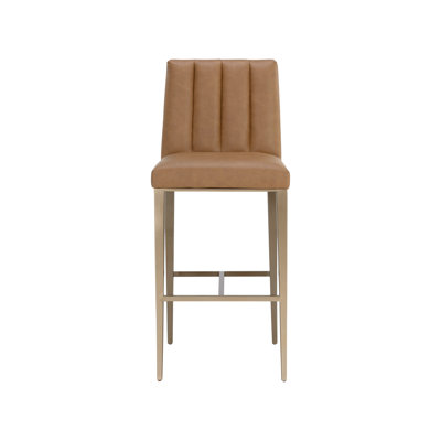 WILBUR COUNTER STOOL - MILLIKEN COGNAC