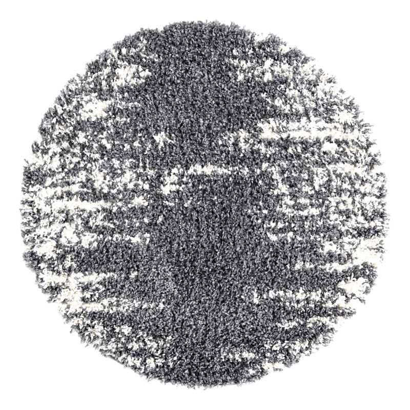 Knupp Abstract Indoor Rug, Round 3'3"