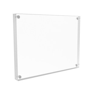 Complete Home Magnet Clear Frame 4x6 4 inch x 6 inch Clear