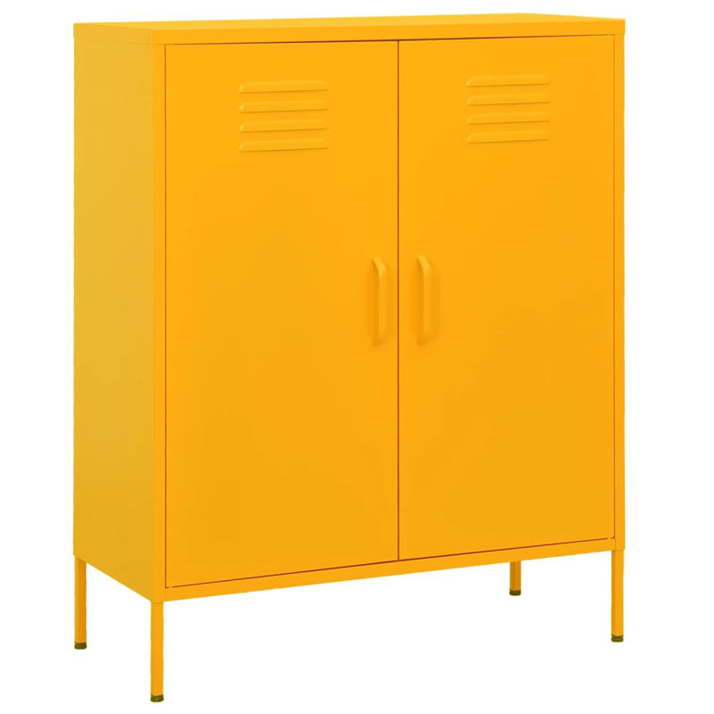 Classeur à tiroirs autoportant, Mustard Yellow