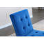 Chaise moderne en velours capitonnée-1723474454