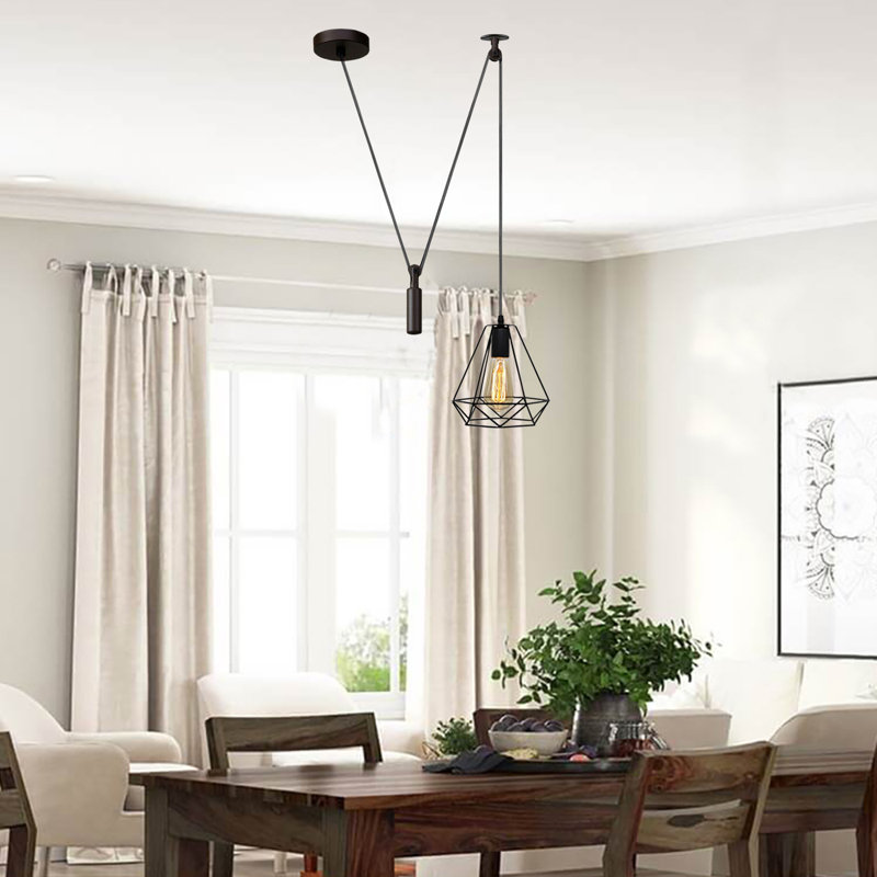 Bouvard 1 - Light Black Cluster Pendant