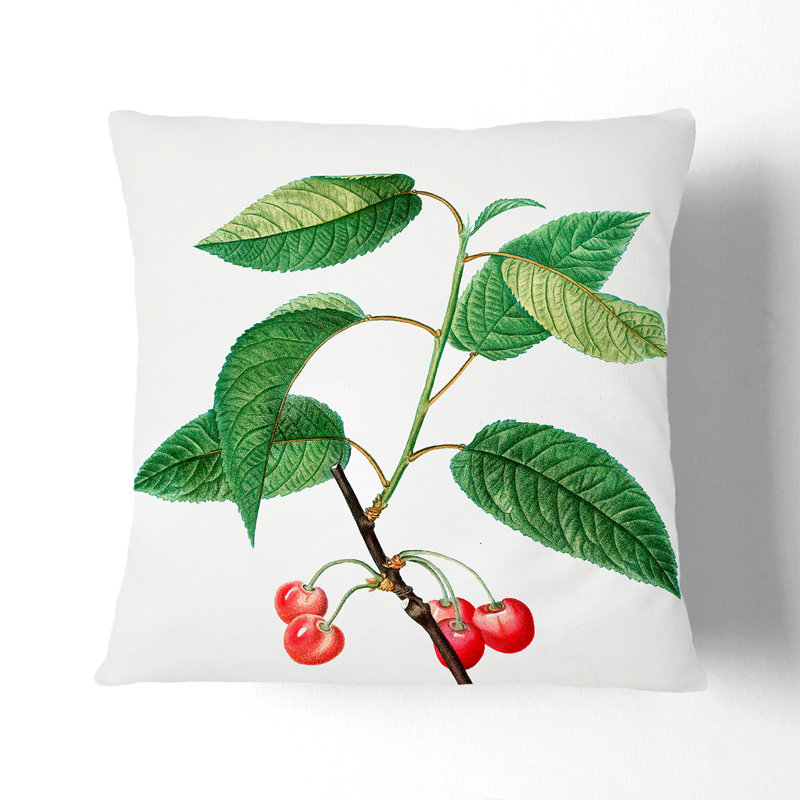 Floral Square Throw Cushion, 55cm H x 55cm W x 20cm D