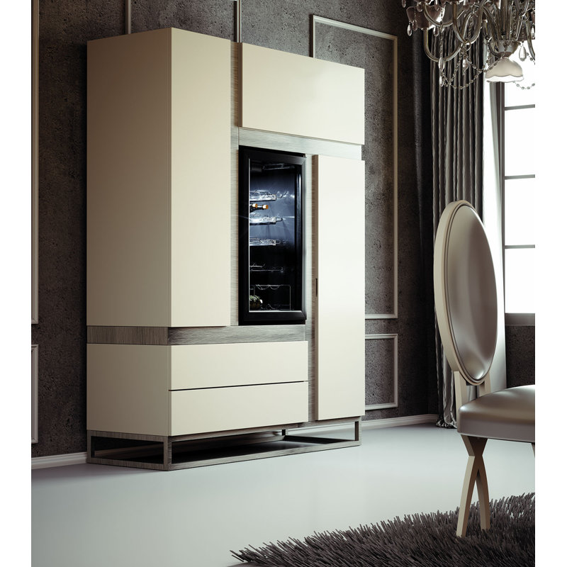 Azkary 61.03'' Bar Cabinet, Gloss