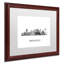 "Nashville Tennessee Skyline WB-BW" par Marlene Watson, impression encadrée-69486154-19537214