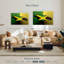 Drapeau de la Jamaïque sur toile-247079220