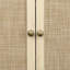 Armoire à 4 portes avec 1 tiroir, 4 tablettes intérieures réglables, armoire de rangement-1368724503