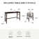 Sharonne Console Table with 3 Stools and USB Charger