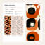 Papier peint moderne abstrait Mid-Century