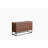 Walnut Brown Wood Console Table