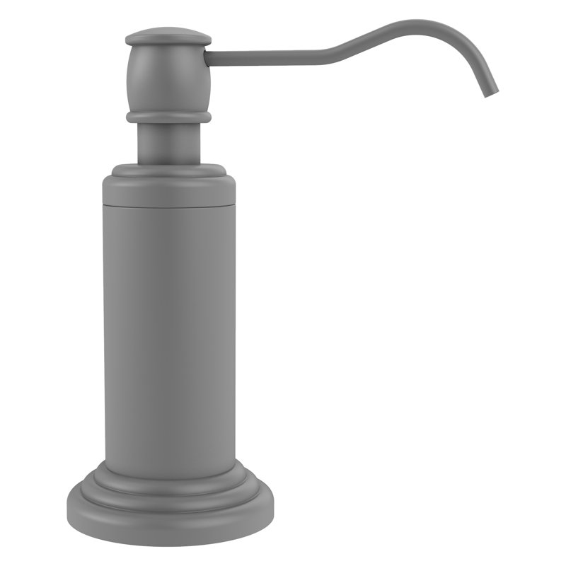 Distributeur de savon sur pied Beresford, Gris mat