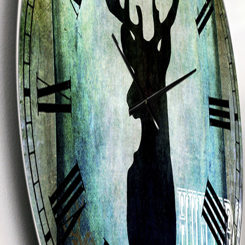 Lodge Whitetale Lodge - Horloge murale surdimensionnée, Petit