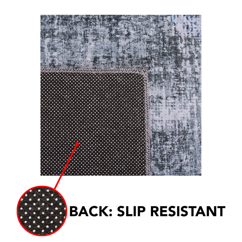 Tapis oriental vert / vert, Carré 6 pi