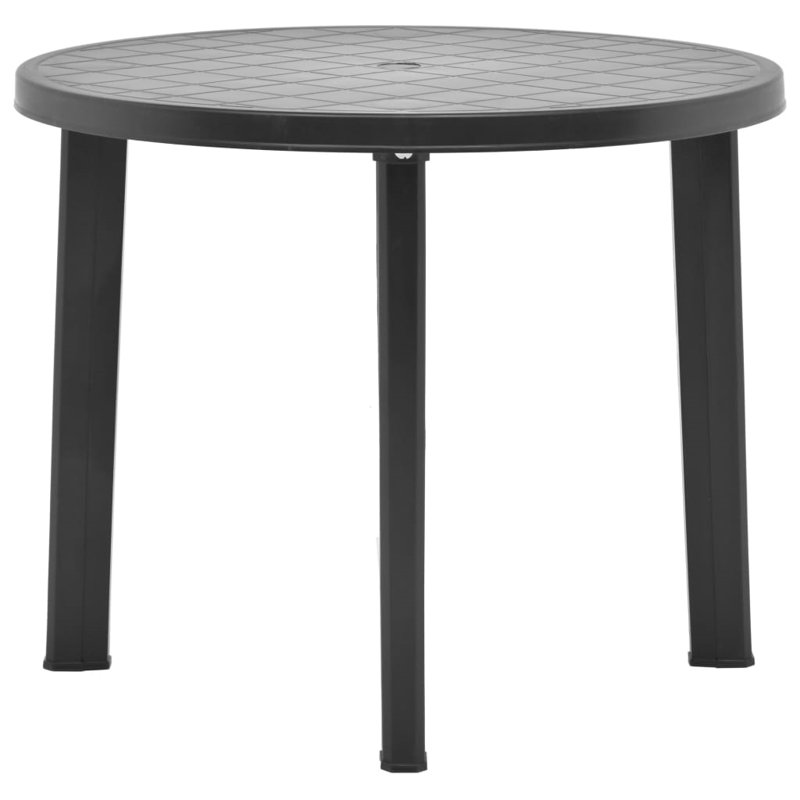Vo Round Outdoor Bistro Table - 89 cm W 89 cm D, Anthracite