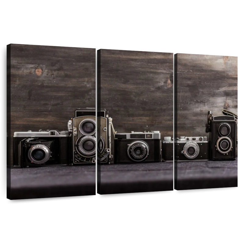 Senne Vintage Camera Collection, 24" H x 38" W