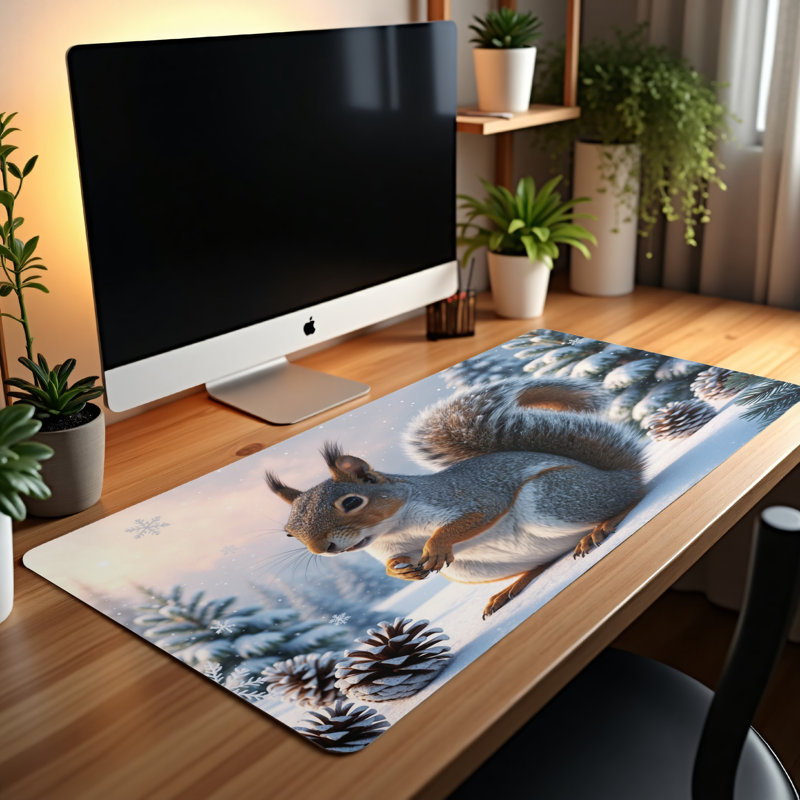 Polyester Desk Pad, 23.6x13.8