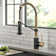 KRAUS Bolden Commercial Style 2-Function Single Handle Pull Down Kitchen Faucet